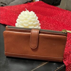 Fossil Tan Leather Women's Wallet
